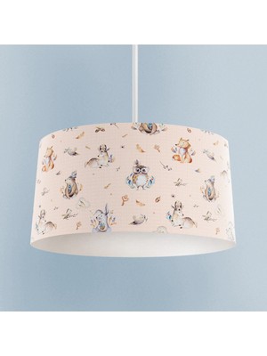 Normadia Hayvanlar Alemi Desenli Bebek ve Çocuk Odası Avizesi