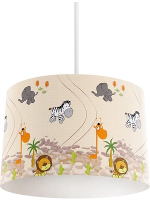 Normadia Tropik Temalı Bebek ve Çocuk Odası Zemin Kaplama Kremi, Doğal ve Şık Görünüm