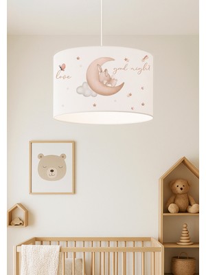 Normadia Sevimli Tavşancık Tasarımlı Çocuk Odası Aydınlatması, Güçlü ve Enerjik Atmosfer