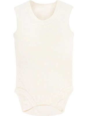 Sema Baby Jakarlı Askılı Badi (Body) - Beyaz 0-3 Ay