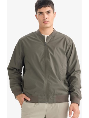 DeFacto Slim Fit Kolej Yaka Bomber Su Geçirmez Mont D7319AX26SP