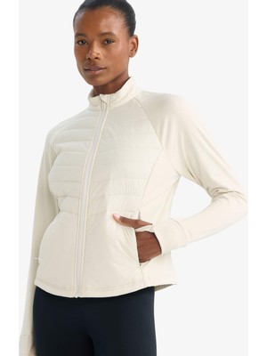 DeFacto Warmtech Su İtici Slim Fit Fermuarlı Mont F8054AX26SP