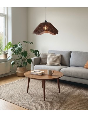 Normadia Rustik Tarz Bohem Aydınlatma Rafya Iskandinav Ev Dekoru