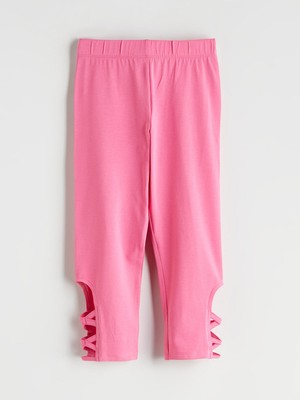 Lc Waikiki Yeni Sezon Beli Lastikli 3/4 Boy Kız Çocuk Tayt