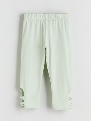 Lc Waikiki Yeni Sezon Beli Lastikli 3/4 Boy Kız Çocuk Tayt