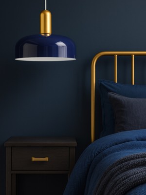 Normadia Kobalt Mavi Sarkıt Avize, Oturma Odası, Mutfak ve Cafe Dekorasyonu