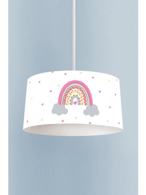 Normadia Renkli Desenli Çocuk Odası Sarkıt Avize, Şık ve Renkli Aydınlatma