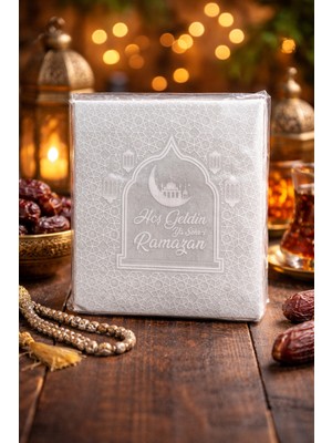Okavango 20 Adet Gümüş Ramazan Peçetesi Ramazan Süslemeleri Ramazan Hediyem Hoşgeldin Ramazan Süslemeleri