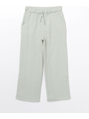 Lc Waikiki Yeni Sezon Beli Lastikli Dokulu Kız Çocuk Pantolon