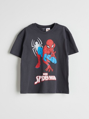 Lc Waikiki Yeni Sezon Spider-Man Baskılı Erkek Çocuk Tişört
