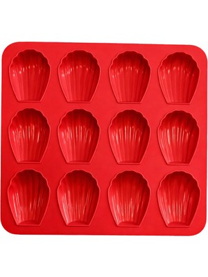 Silcap Silicone 12'li Deniz Kabuğu Kek ve Çikolata Kalıbı- Silikon