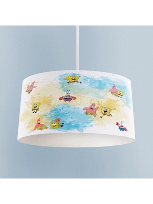 Normadia Süngerbob ve Patrick Desenli Çocuk Odası Sarkıt Avize, Eğlenceli ve Şık Tasarım