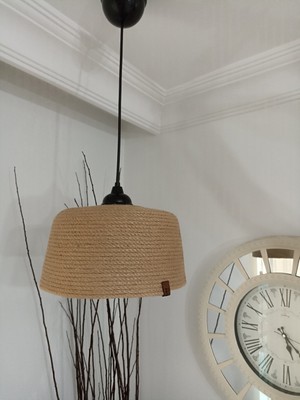 Normadia Şık Hasır Sarkıt Avize, Bohem Tarz Oturma ve Mutfak Dekorasyonu