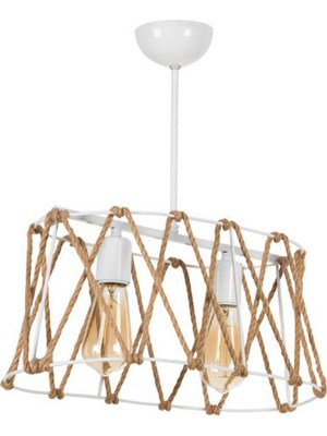 Normadia Elis 2 Li Oval Beyaz Çok Amaçlı Dayanıklı ve Şık Tasarım