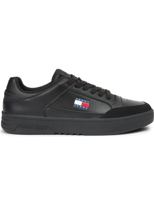Tommy Hilfiger Siyah Erkek Sneaker Tjm Cupsole Leather
