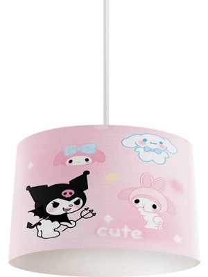 Normadia Pembe Sanrio Karakterleri Bebek ve Çocuk Odası Dekorasyonu