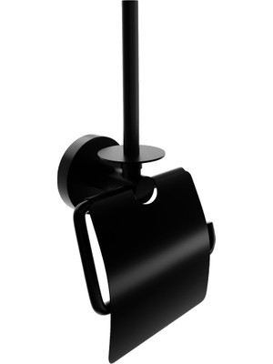 DKR Dekor Banyo - Alina Black  Yedek Kağıtlık