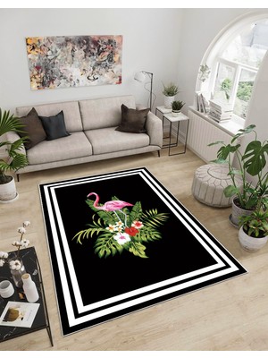 Dijidekor Shine M(292) Siyah Saçaksız Mutfak Koridor Yolluk Salon Yatak Odası Halısı