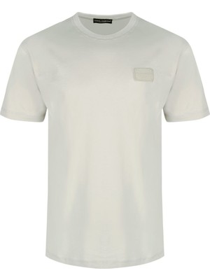 Dolce & Gabbana Logo Baskılı Pmuklu Tişört