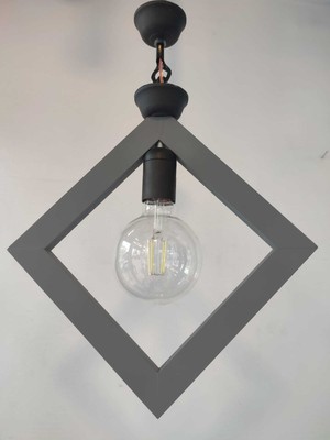 Normadia Boyalı Ahşap Avize, Şık ve Modern Aydınlatma Seçeneği