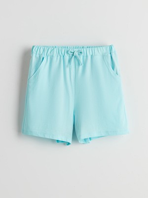 Lc Waikiki Yeni Sezon Beli Lastikli Kız Çocuk Şort