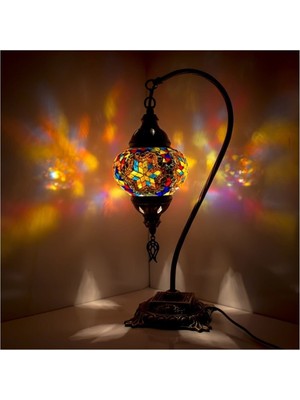 Normadia Renkli Mozaik Lamba, Deveboynu Tasarım, Dekoratif Aydınlatma