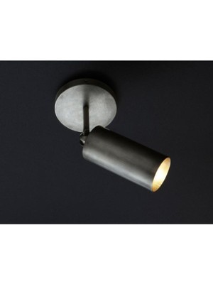 Normadia Gri Fırçalı LED Spot Aplik ve Avize, Modern ve Şık Tasarım