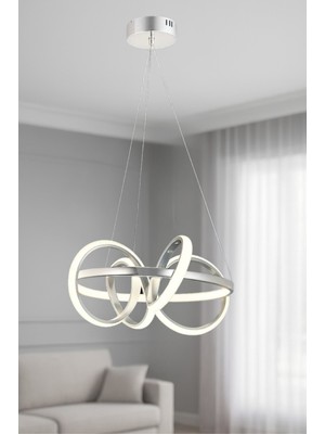 Normadia Şık Modern Krom LED Aplik