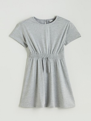 Lc Waikiki Yeni Sezon Bisiklet Yaka Kız Çocuk Elbise