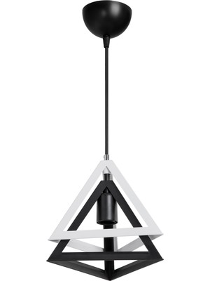 Normadia Şık Siyah ve Beyaz Sarkıt Aydınlatma, Modern Dekorasyon Için Ideal