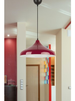 Normadia Modern Bordo ve Beyaz Sarkıt Avize ile Şık Mekanlar Yaratın