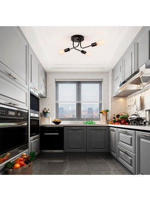 Normadia Modern 3'lü Tavan Lambası Seti, Şık ve Aydınlık Ortamlar Için