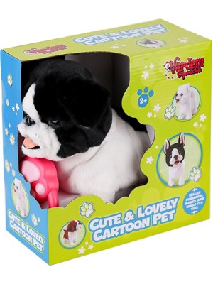 Tech Butiq PR66308-25T Tasmalı Yürüyen Peluş Fransız Köpeği