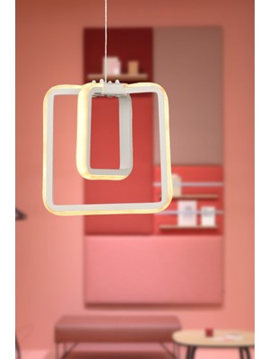 Normadia Modern 3 Renk LED Tekli Avize, Şık ve Aydınlatıcı Dekorasyon