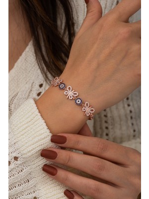 Nereze 925 Ayar 3'lü Yusufcuk Bileklik Kadın Gümüş Bileklik