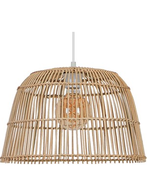 Normadia 38 cm Doğal Bambu Sarkıt Dekoratif Aksesuar, Şık ve Dayanıklı Tasarım