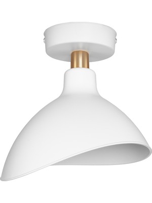 Normadia Şık Beyaz Tekli Aydınlatma Avizesi, Modern ve Zarif Tasarım