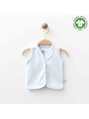 Eslenza Oganik Yelek 2088 Mavi