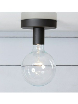 Normadia Şık Siyah Metal Retro Tavan Avizesi, Kafes Tasarım, Modern ve Zarif Aydınlatma