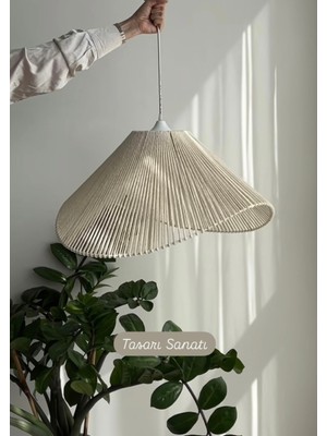 Normadia Rustik Bohem Ev Dekorasyonu Aydınlatma, Iskandinav Tarz Avize, Duy Dahil