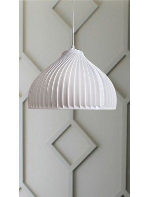 Normadia Şık Beyaz Sarkıt Avize, Yatak Odası, Mutfak ve Oturma Odası Için Tasarım