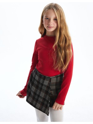 Lc Waikiki Yeni Sezon Beli Lastikli Kız Çocuk Şort Etek