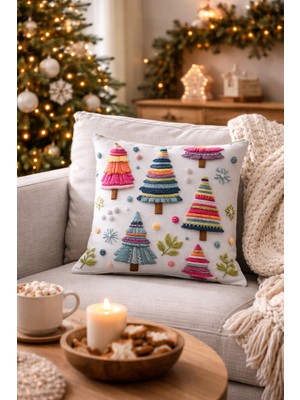 Evdek Çift Tarafı Baskılı Kırlent Kılıfı 6EOD36