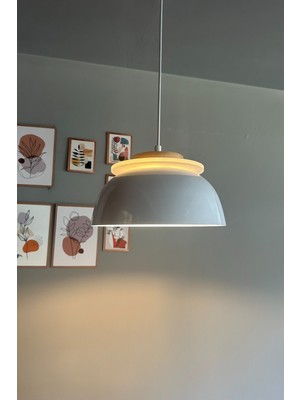 Normadia Beyaz Tekli Avize, Iç Mekan Aydınlatma ve Dekorasyon Için Şık Tasarım