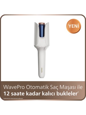 Philips WavePro Otomatik Saç Maşası, SenseIQ Teknolojili, 5 bukle ayarı, İyonik Bakım, BHB968/00