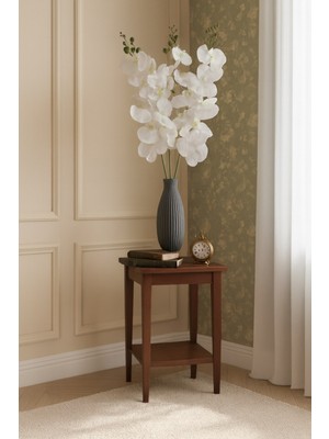 Jasper 1 Adet Yapay Islak Orkide Çiçeği Lüx Beyaz 100 cm YSR-106