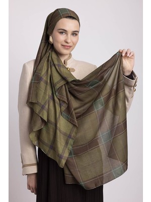 AYSHARA Pera Koleksiyonu - Toprak Melodisi Çift Taraf Şal