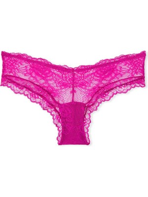 Victoria's Secret Gül Dantelli Derin Bacak Kesim Cheeky Külot