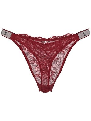Victoria's Secret Işıltılı Askılı Gül Dantelli Külot