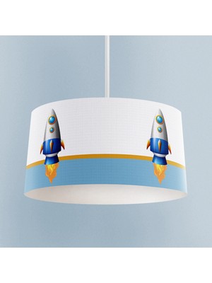 Normadia Gezegen ve Space x Temalı Bebek ve Çocuk Odası Avizesi